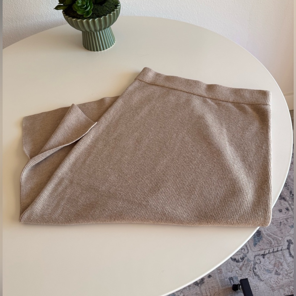 Madewell Merino Wool Blend Sweater Midi Skirt